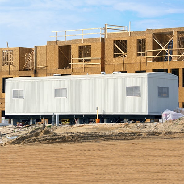 we offer a range of sizes for construction trailers to meet your specific needs
